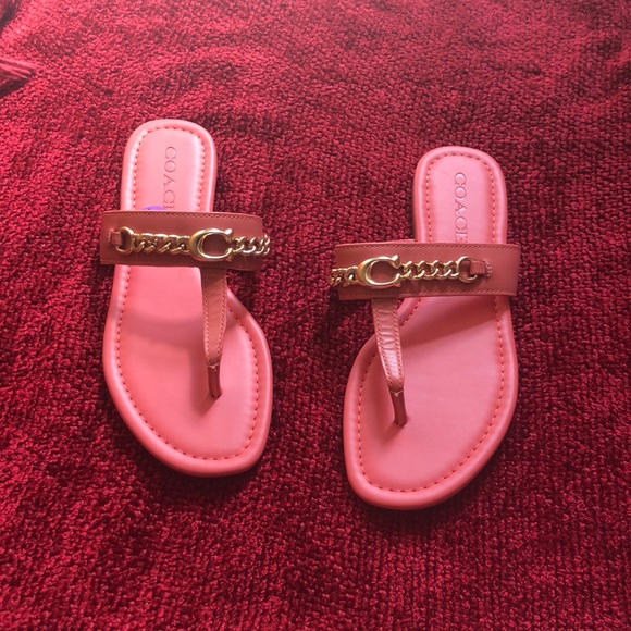 COACH Thong Sandals Size: 6.5 - Picture 1 of 5